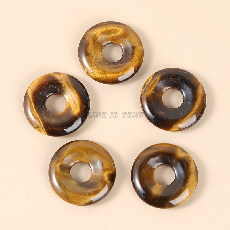 18-40Mm crystal agate safety buckle pendant