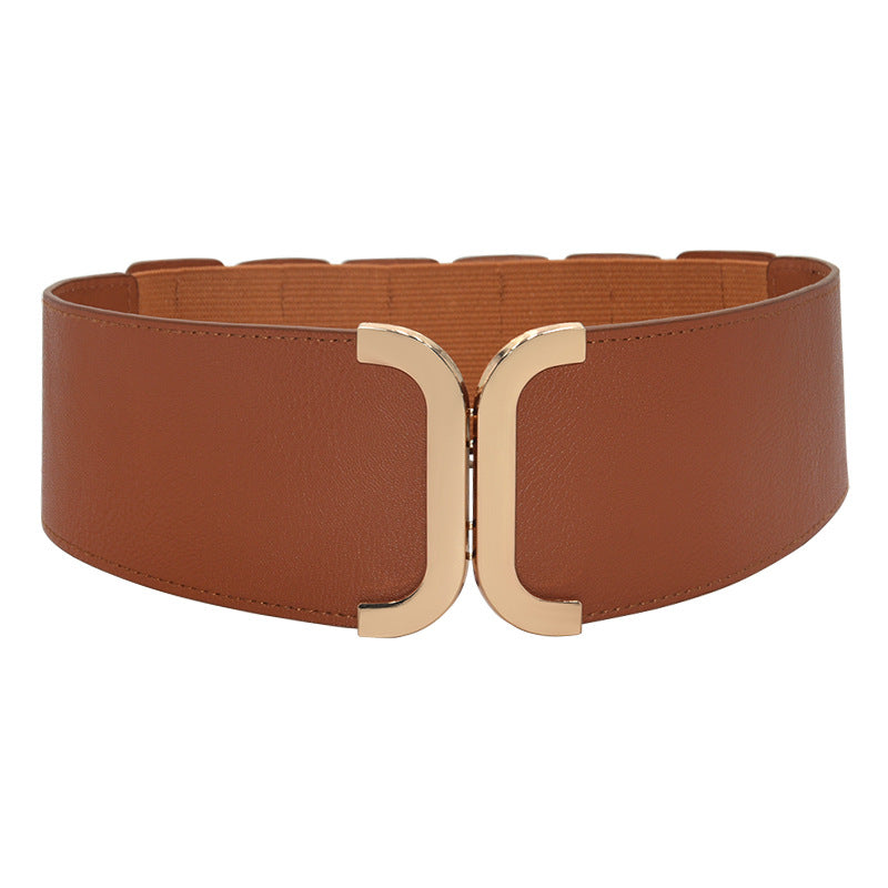 Black simple wide waist seal