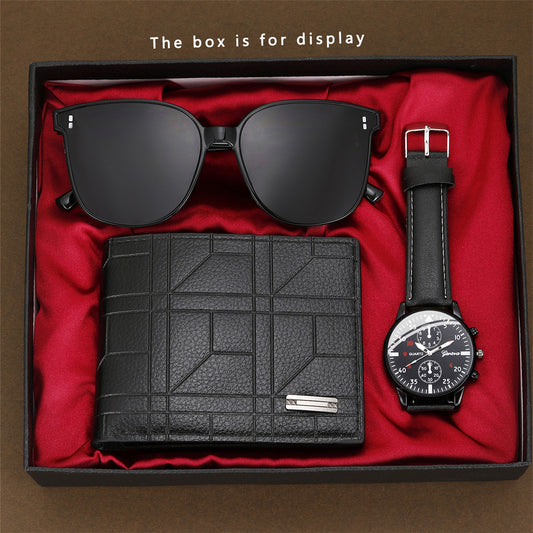 Watch Wallet Sunglasses Gift Box Set fashion