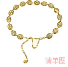 hot sale Fashion Metal Waist Chain Ladies