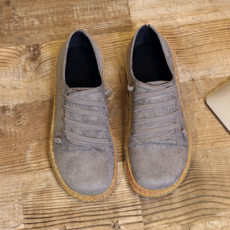 Suede beef tendon soles women's shoes