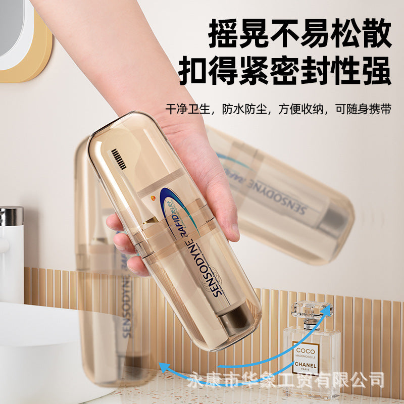 Storage travel mouthwash cup