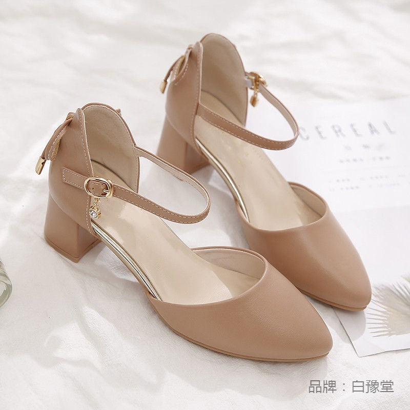 Thick heel high heels children