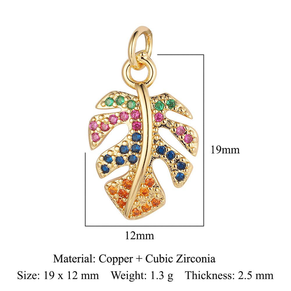 Virgin of the Cross Copper Zircon Pendant