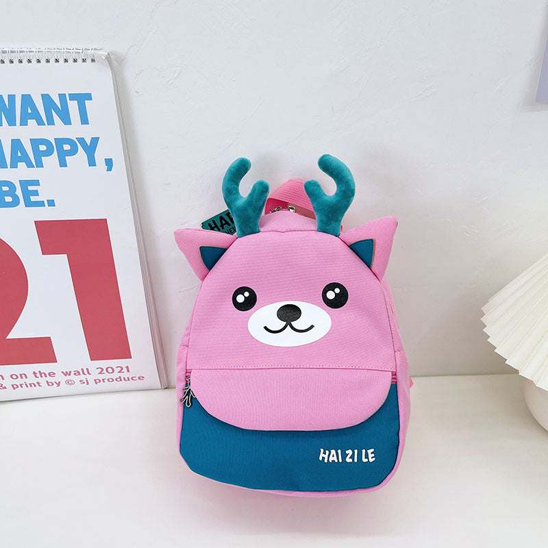 Breathable backpack cute deer backpack