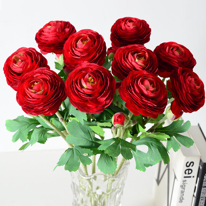 Wholesale artificial flowers flocking