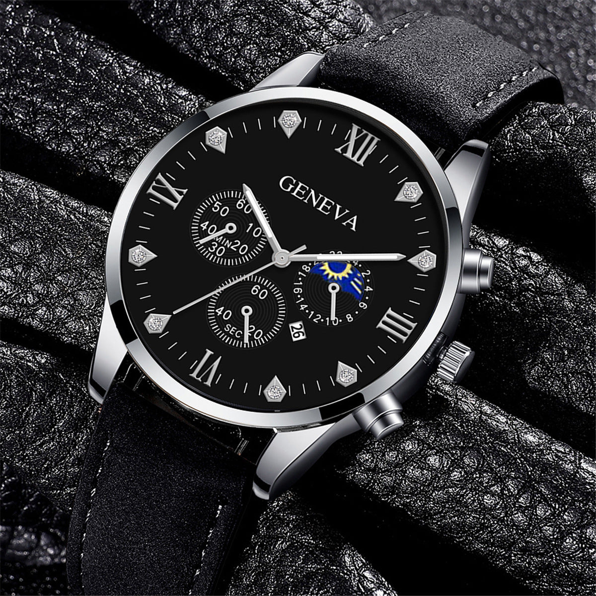 Versatile quartz watch set men