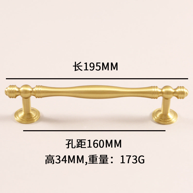 Drawer brass handle