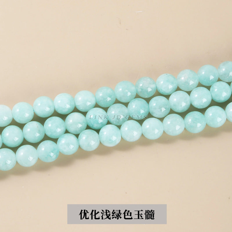 Optimization of red stone chalcedony round beads loose beads