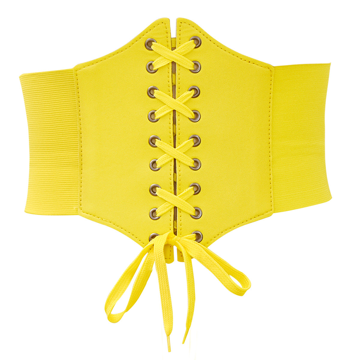 Plastic waist lace rivets