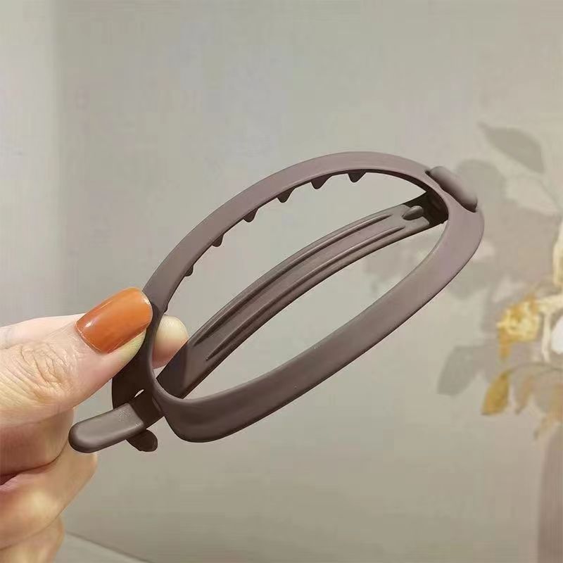 Large matte hairpin for women