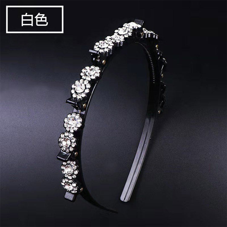 Sunflower rhinestone broken hair headband
