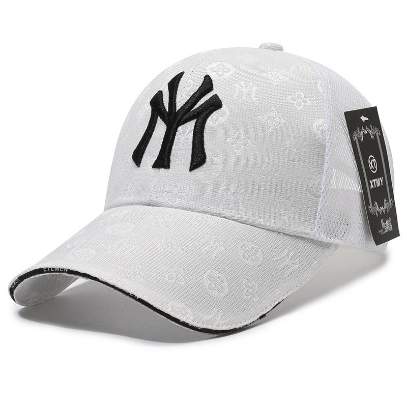 Textured Letter Stylish Duckbill Cap
