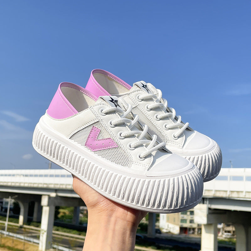 Summer new gradient color big toe shoes for women