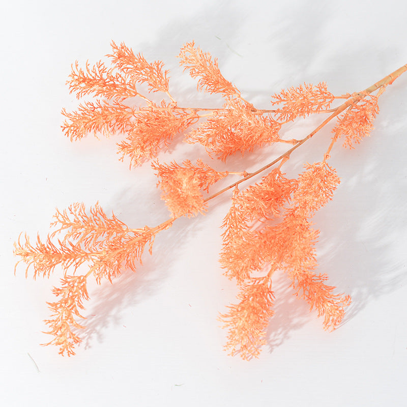 Simulación de pequeña flor de niebla vainilla pequeña de 3 puntas