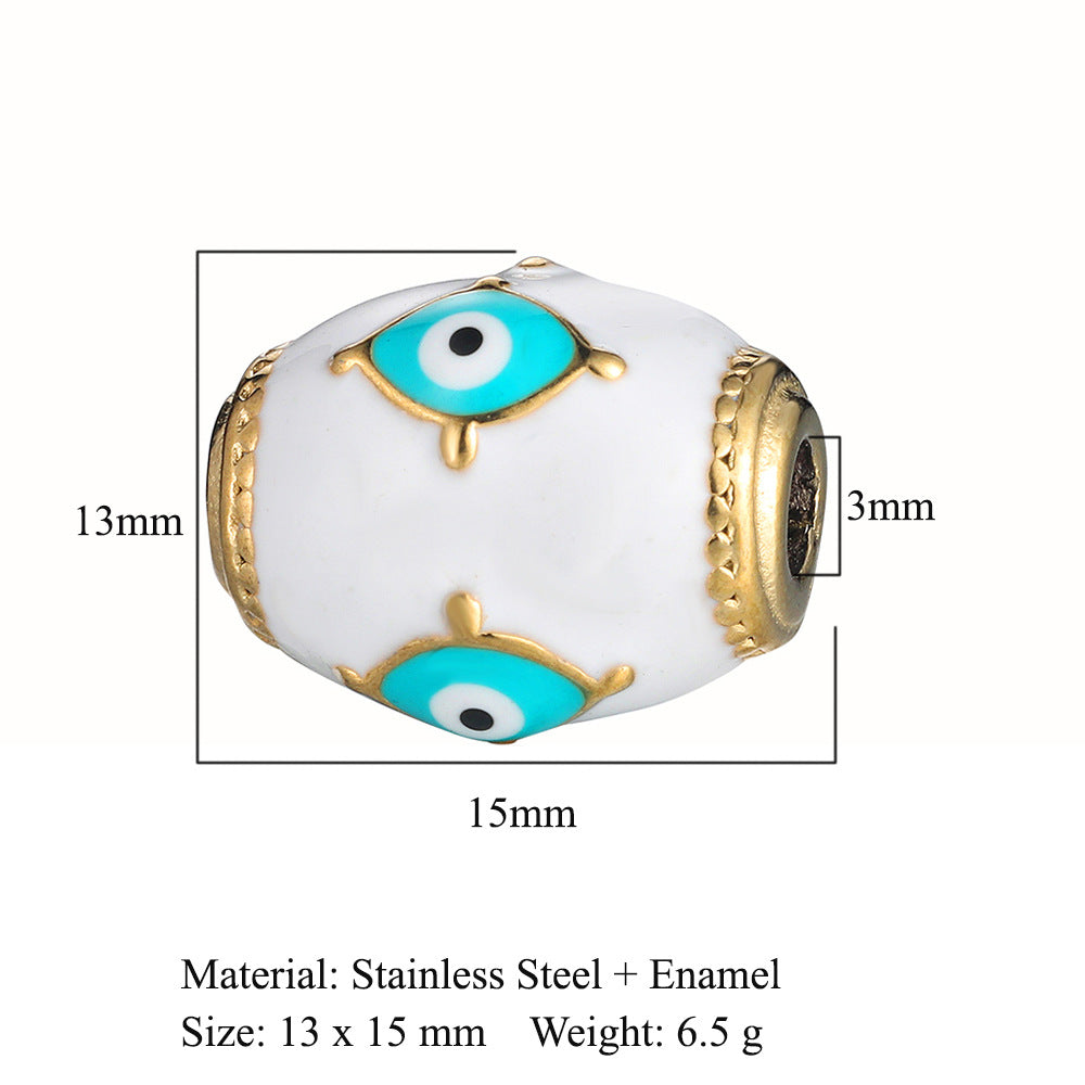 Turquoise Stainless Steel Beaded Sun Tube