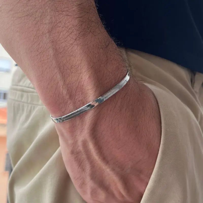 Men's Titanium Steel Cuban Bracelet