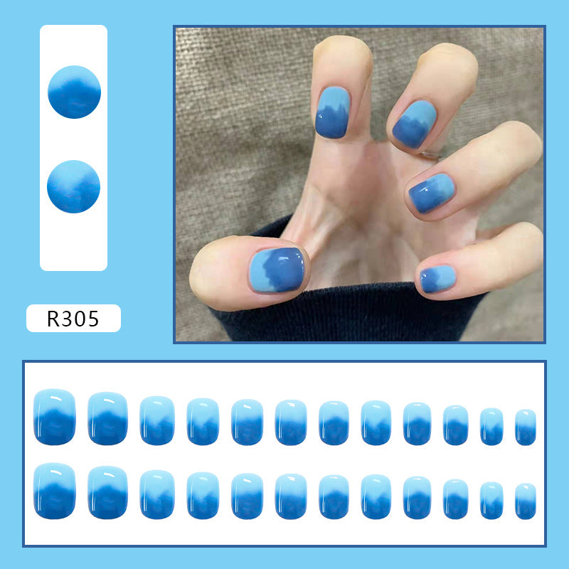 Wearable Removable Fake Nail Stickers Short Long
