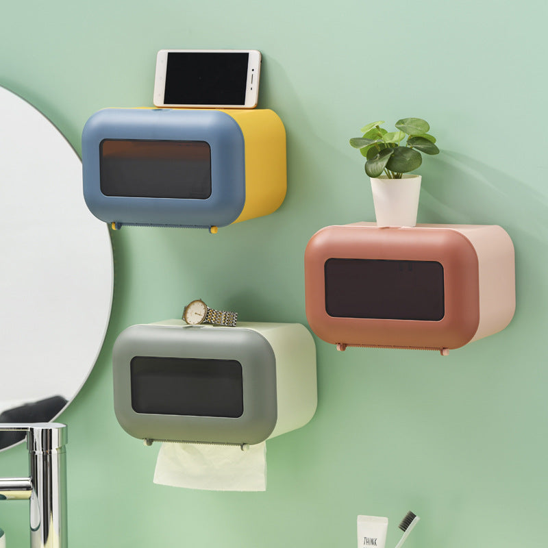 Wall-Mounted Tissue Box, No-Punch