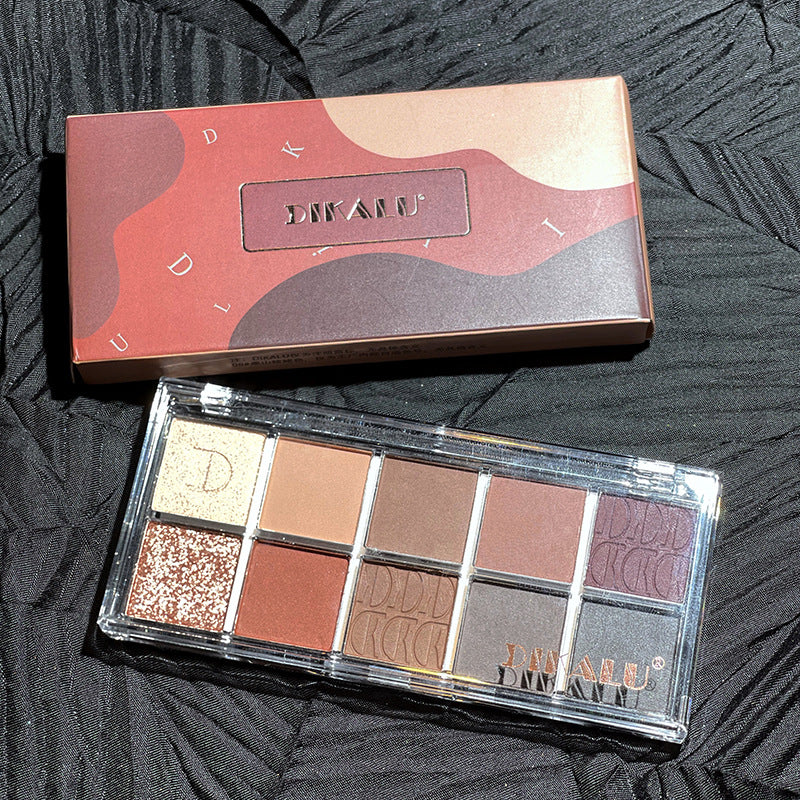 Paleta de sombras de ojos de 10 colores