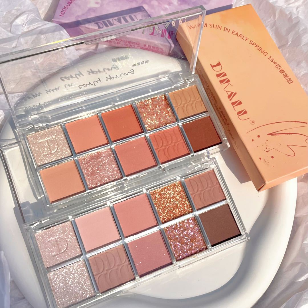 Paleta de sombras de ojos de 10 colores