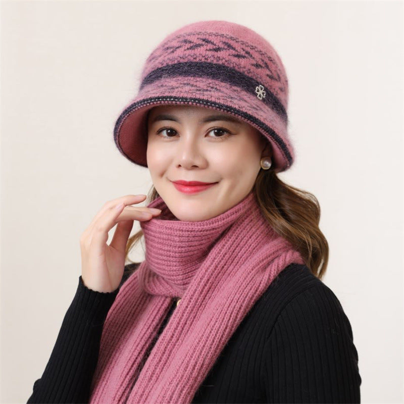 Gorro de punto para personas mayores