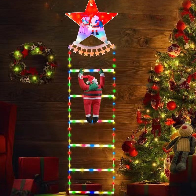 Luz de escalera de Papá Noel