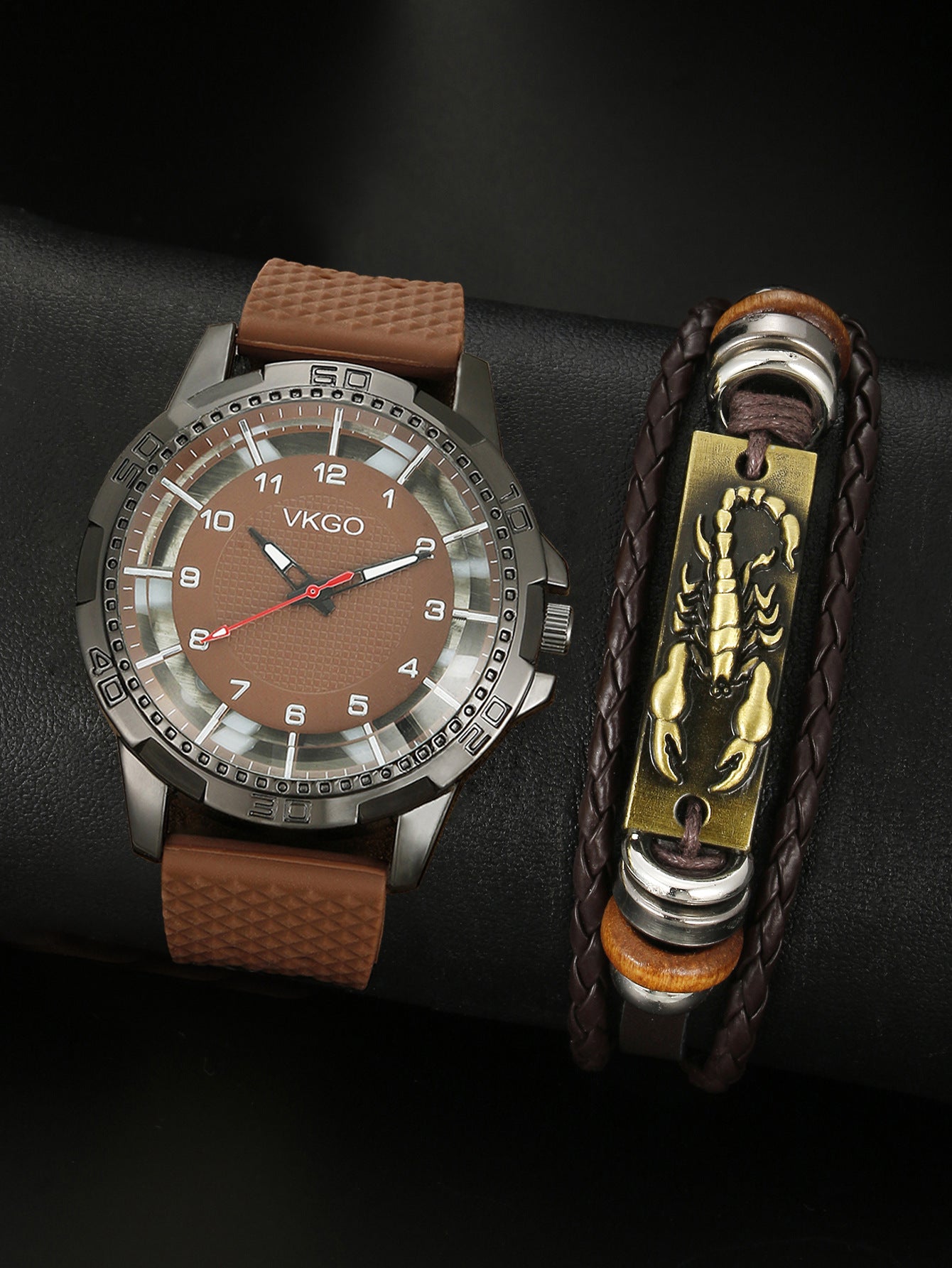 Men's Sports Bracelet Set Quartz Watch