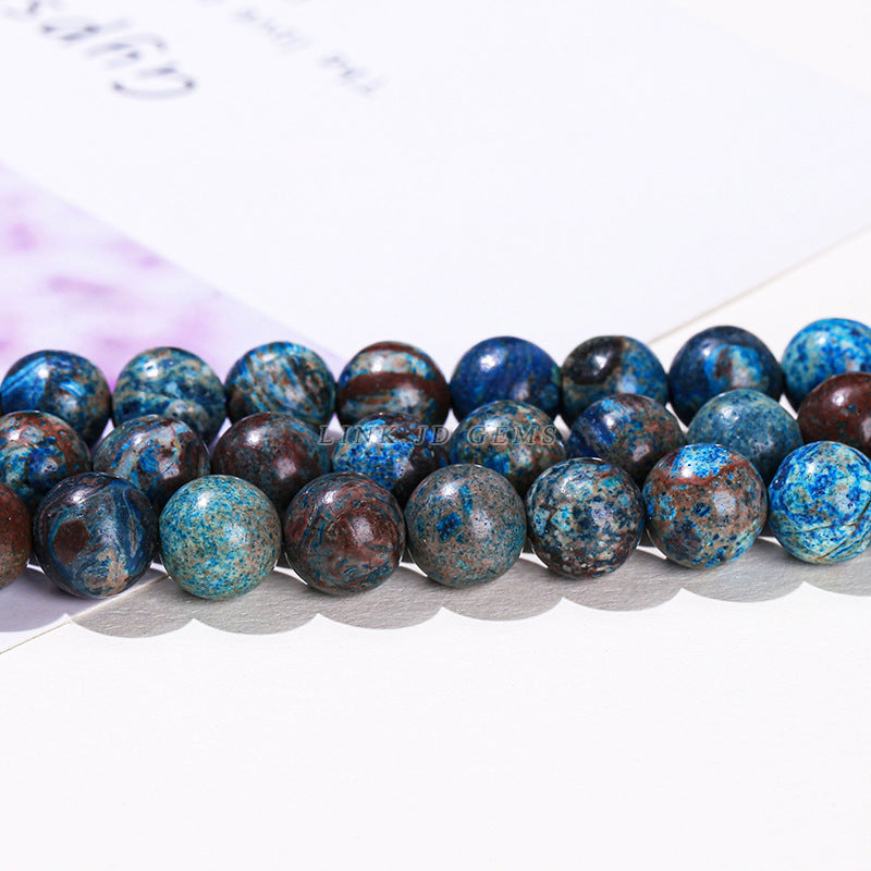 Optimized blue colored stone loose beads
