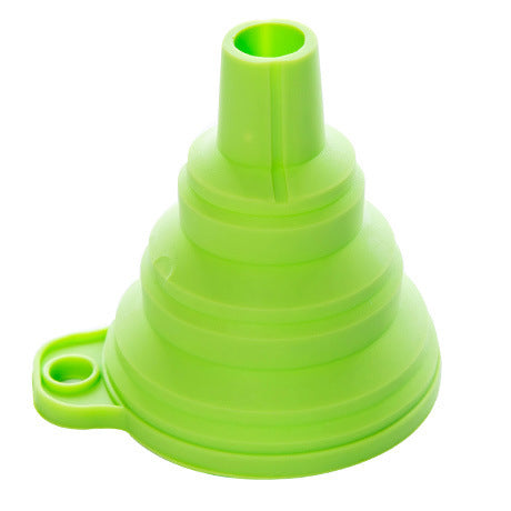 Embudo plegable de silicona portátil multifuncional