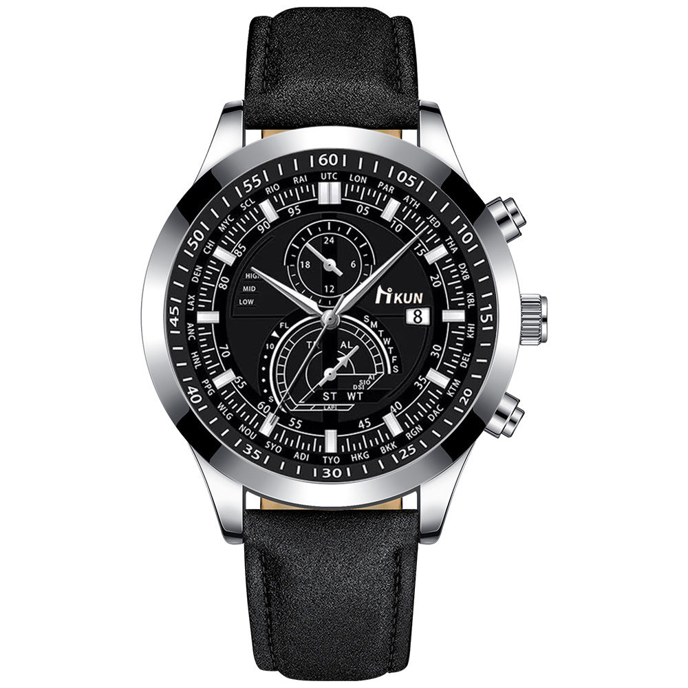 Simple sports belt quartz watch