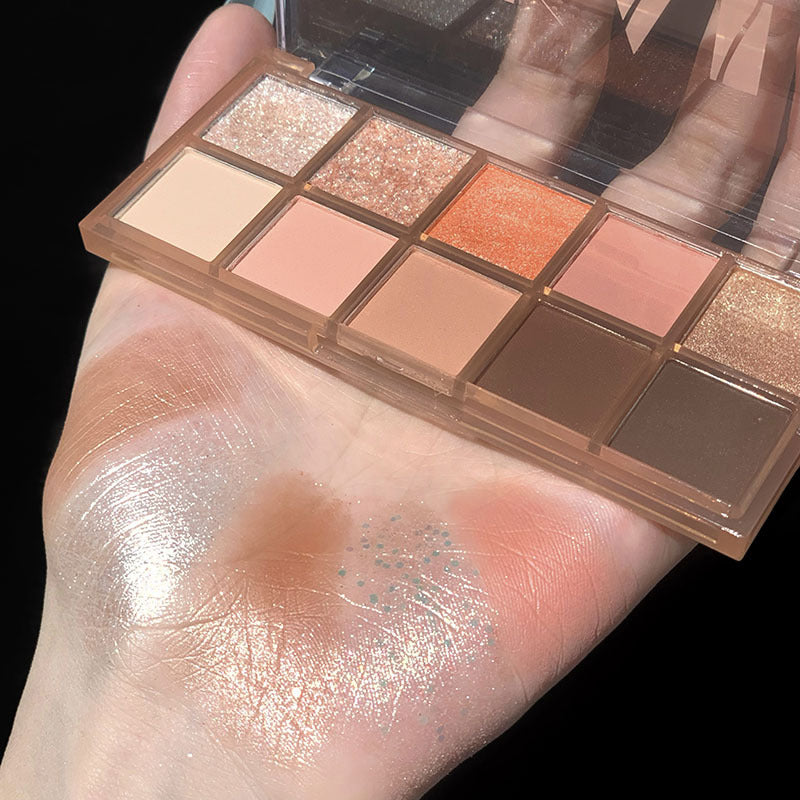 Paleta de sombras de ojos de 10 colores