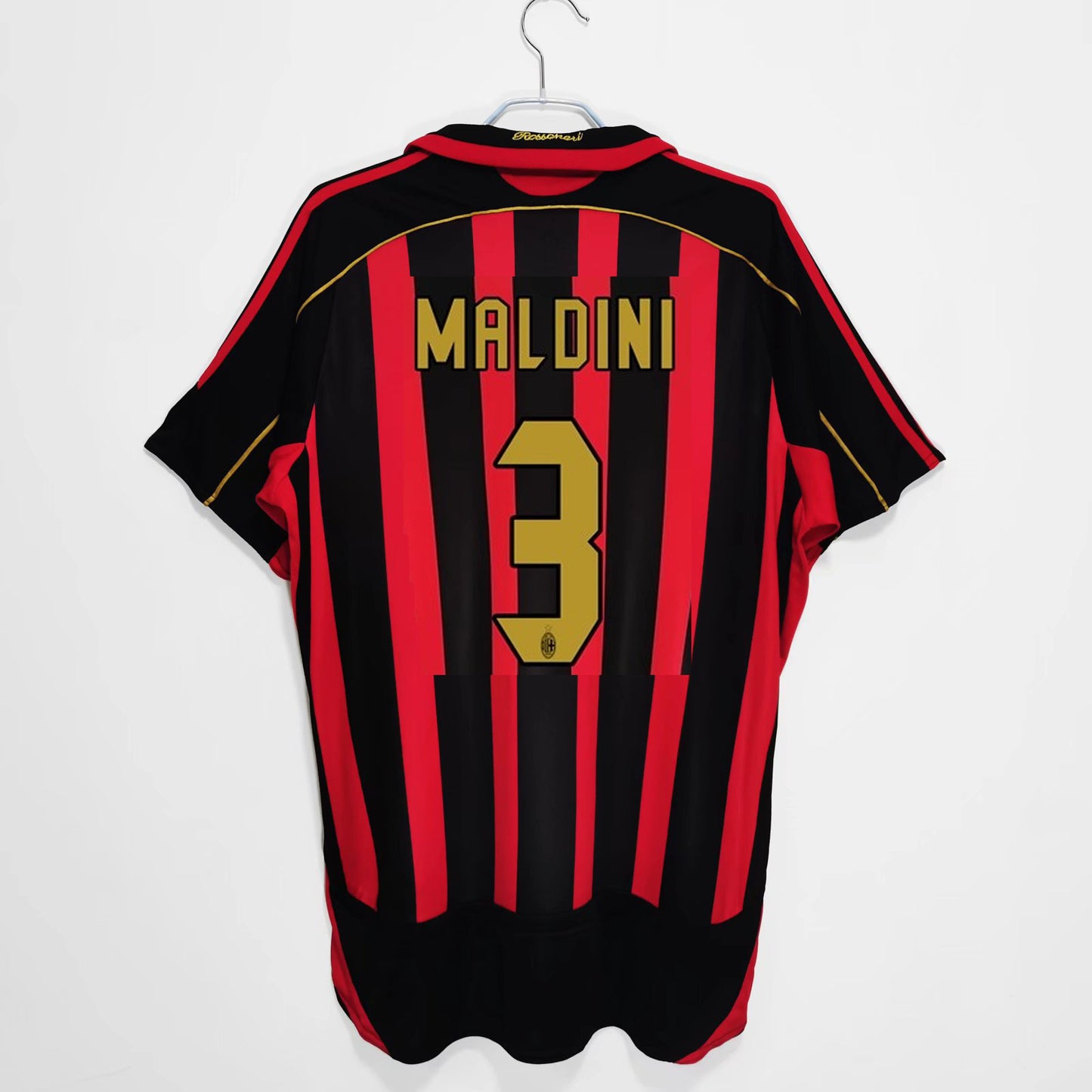 Camiseta retro de manga corta de local y visitante del AC Milan 06-07
