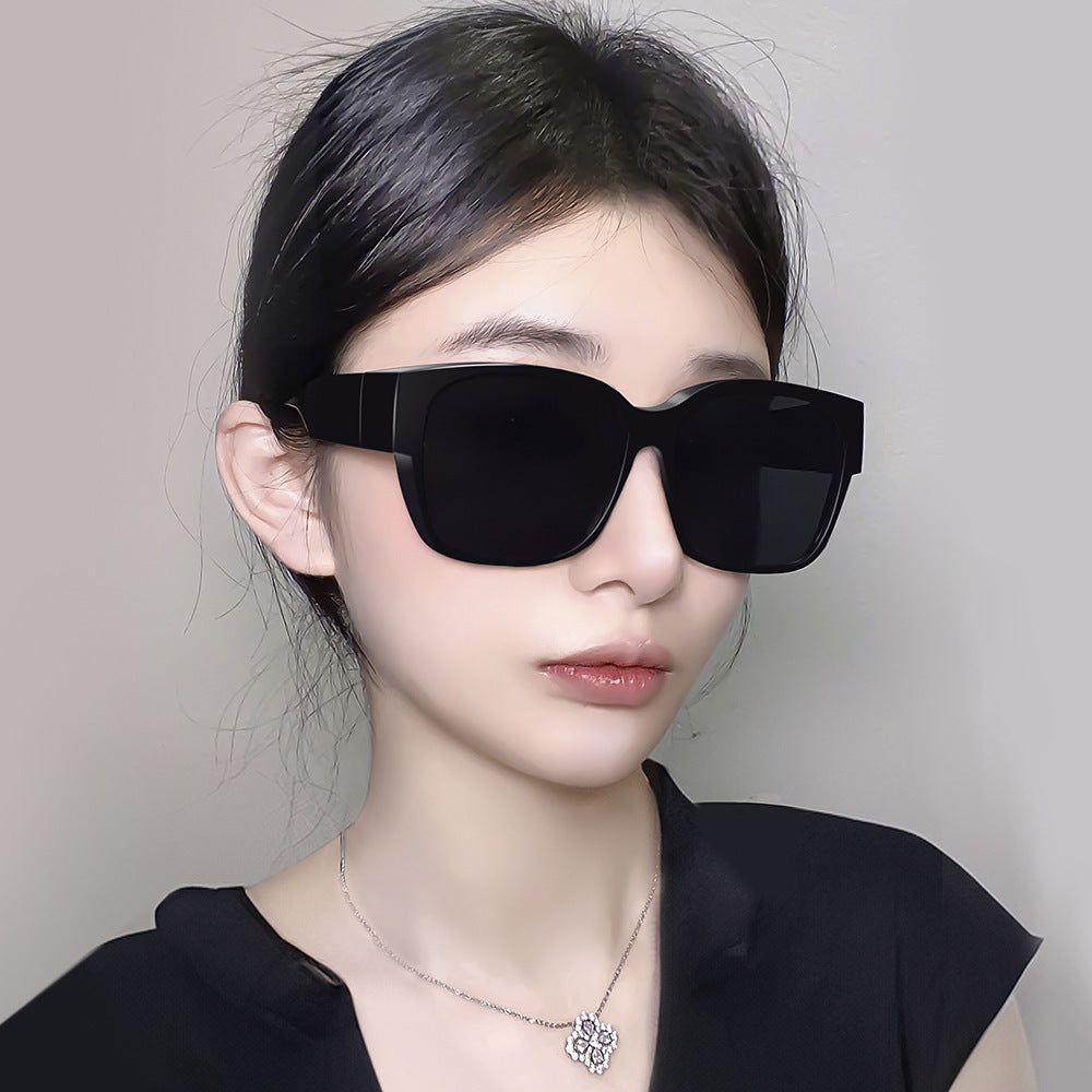 Gafas de sol polarizadas con clip para hombres y mujeres
