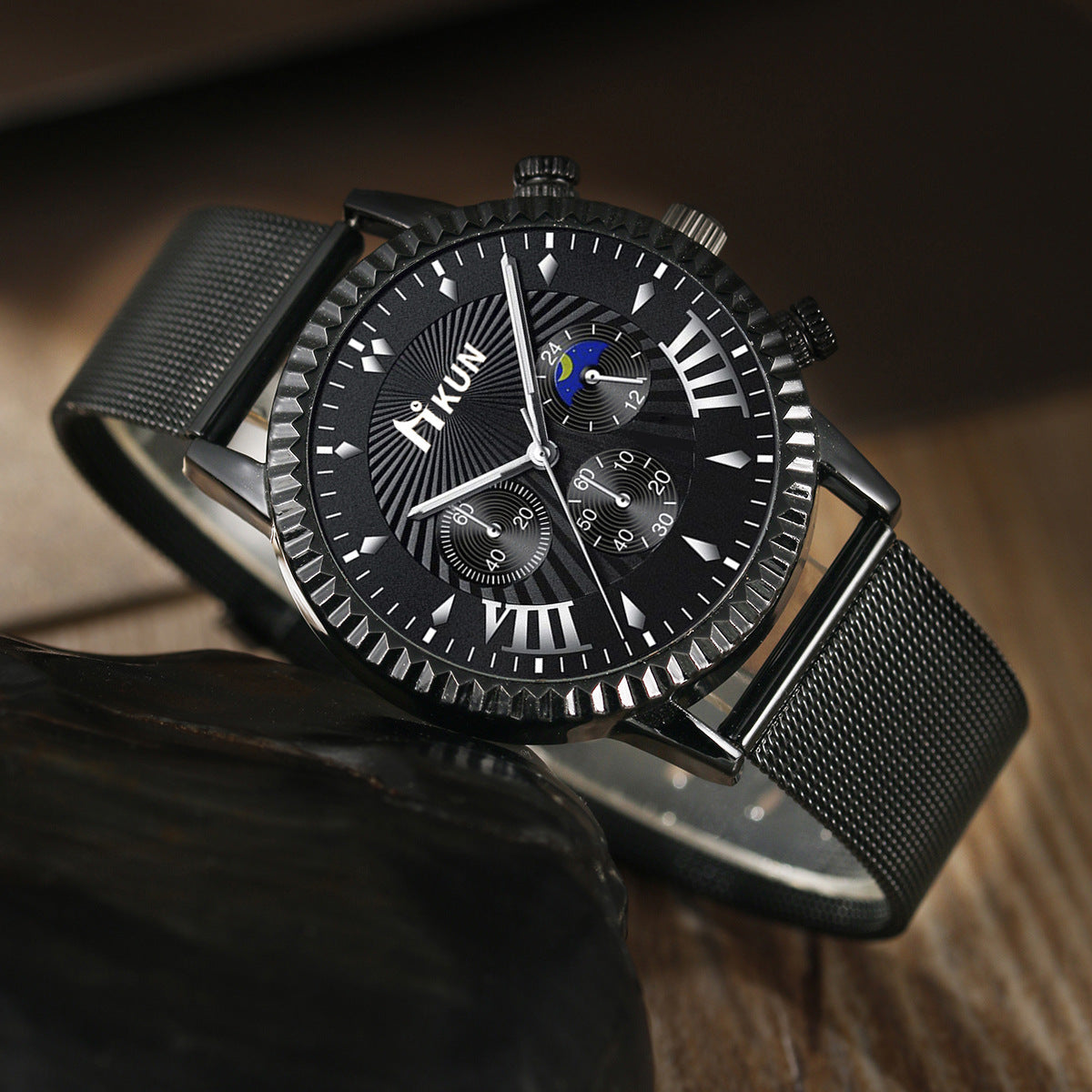 Quartz watch cross set