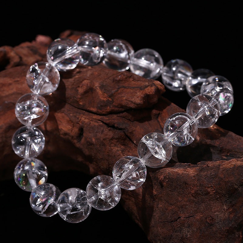 Pulsera de cristal arcoiris con forma de palomitas de maíz