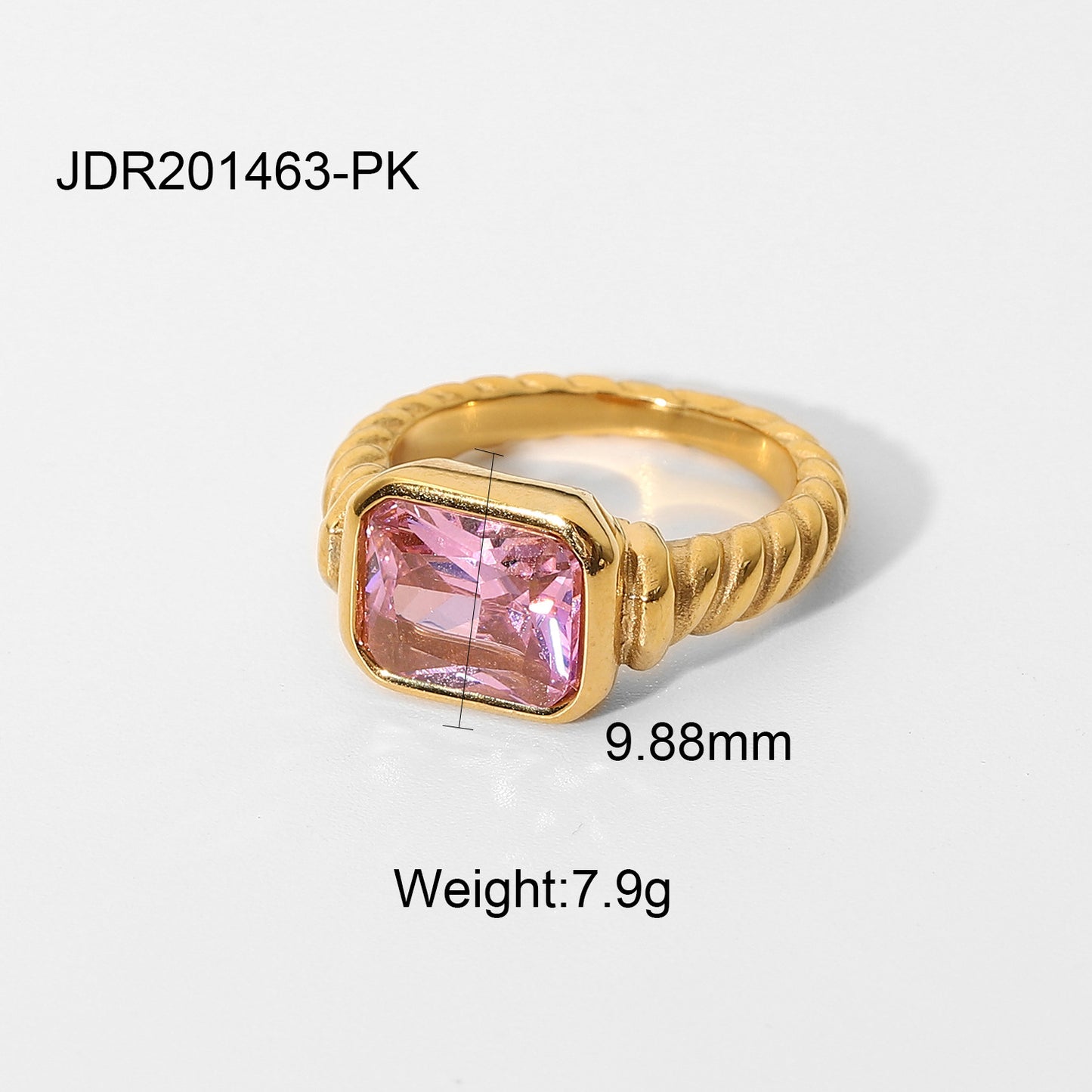 Twisted Spiral Ring Jewelry