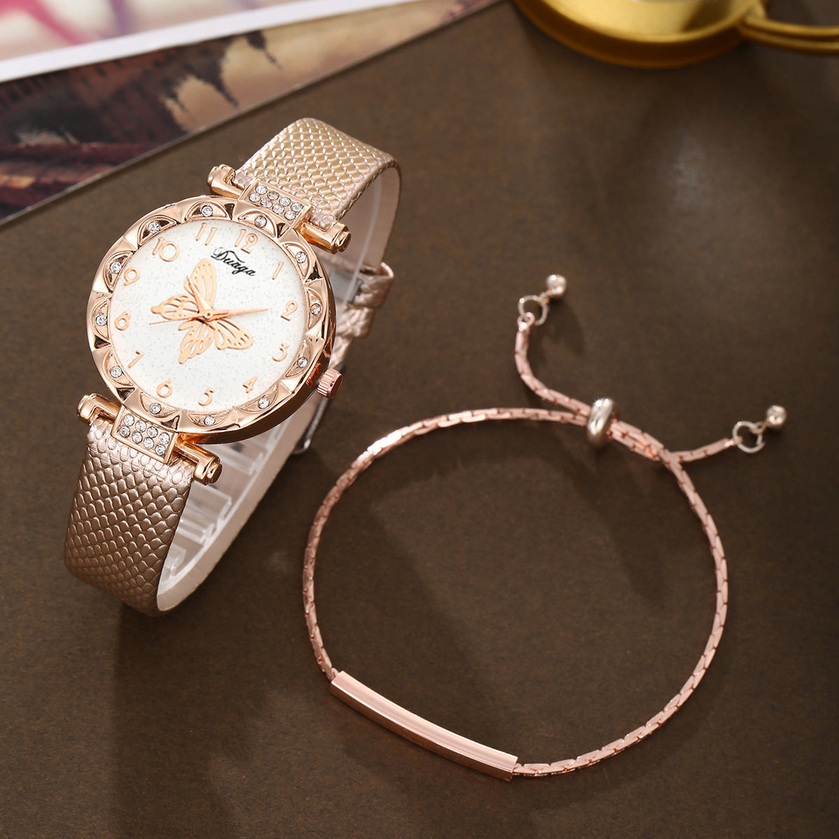 Snake belt watch jewelry set wholesale