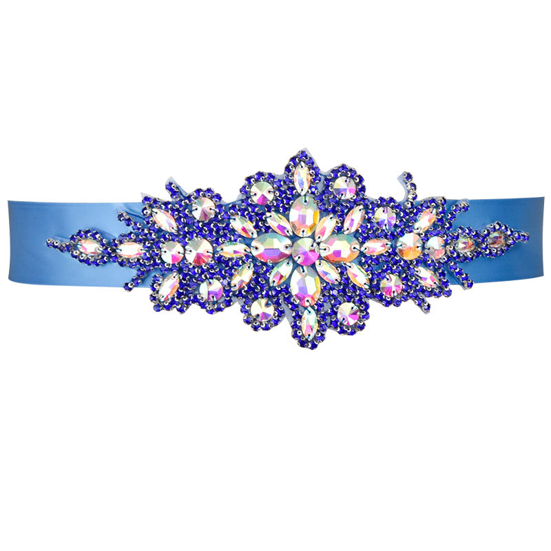 Rhinestone Decal Pearl Belt