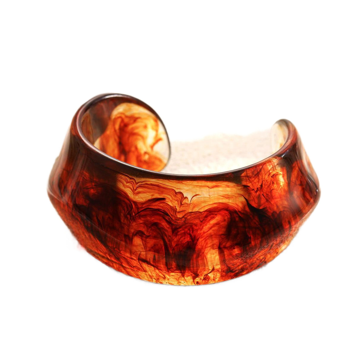 Geometric Arc Acrylic Bracelet