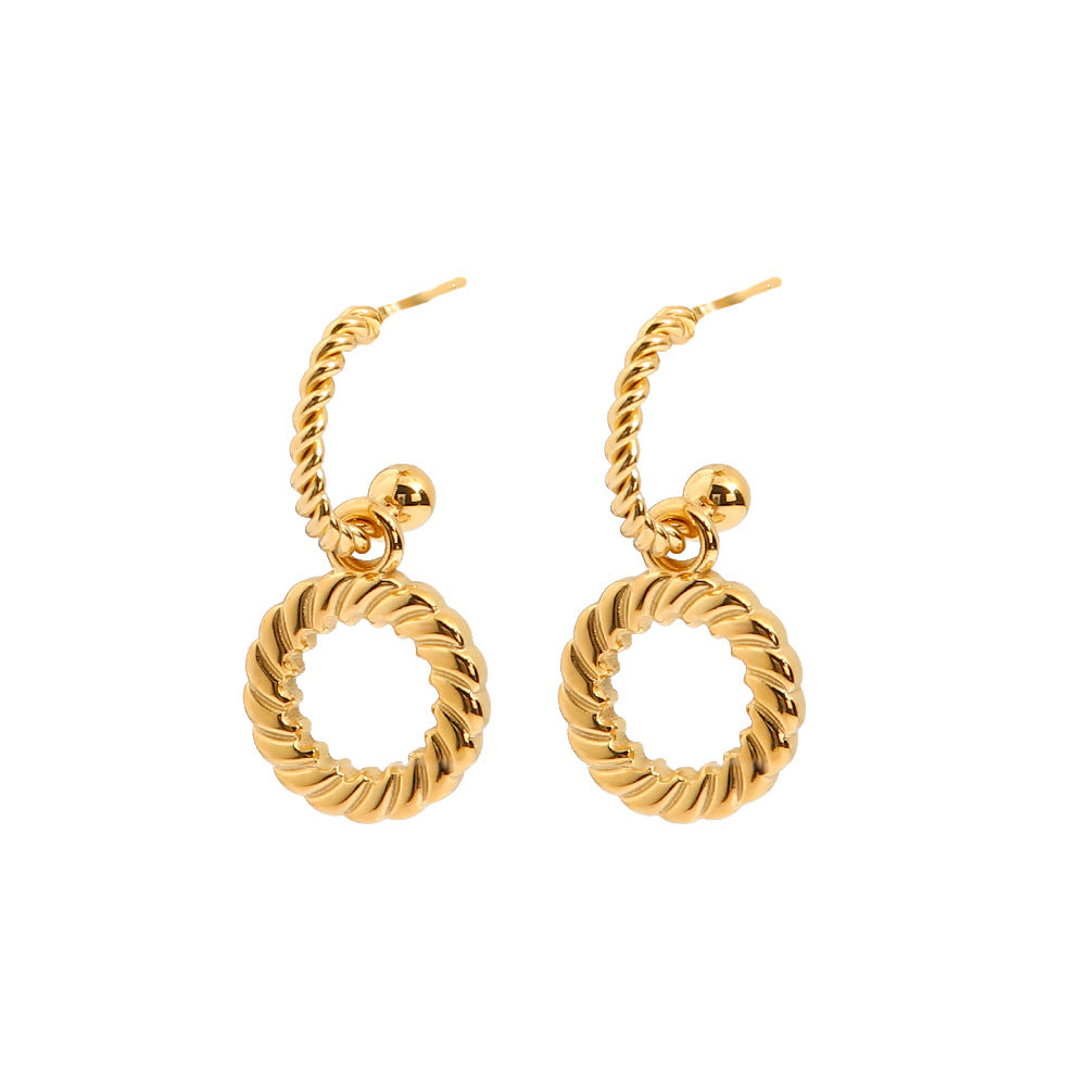 Personalized hoop earrings