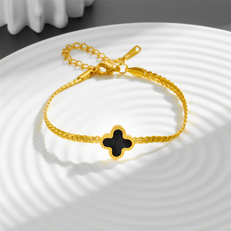 Titanium steel French retro bracelet geometry