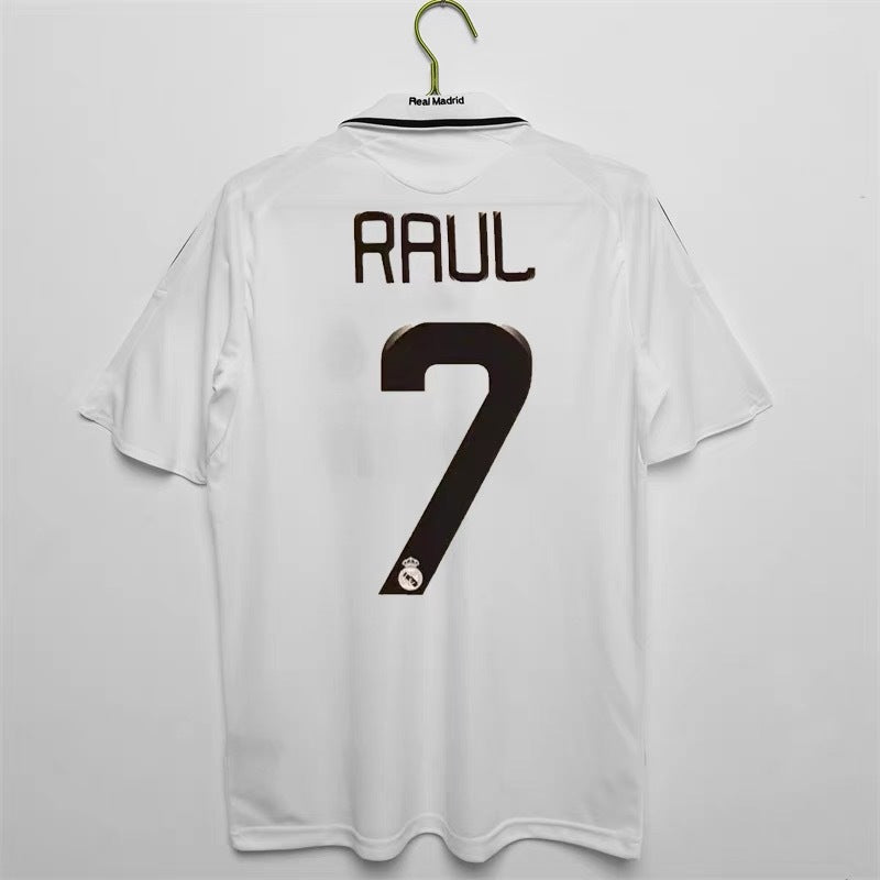 08-09 Real Madrid Local Visitante Retro Raúl Van Nistelrooy Robben Jersey