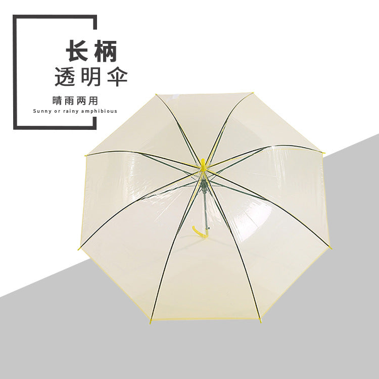 Transparent Double-Person Umbrella 8 Ribs Automatic