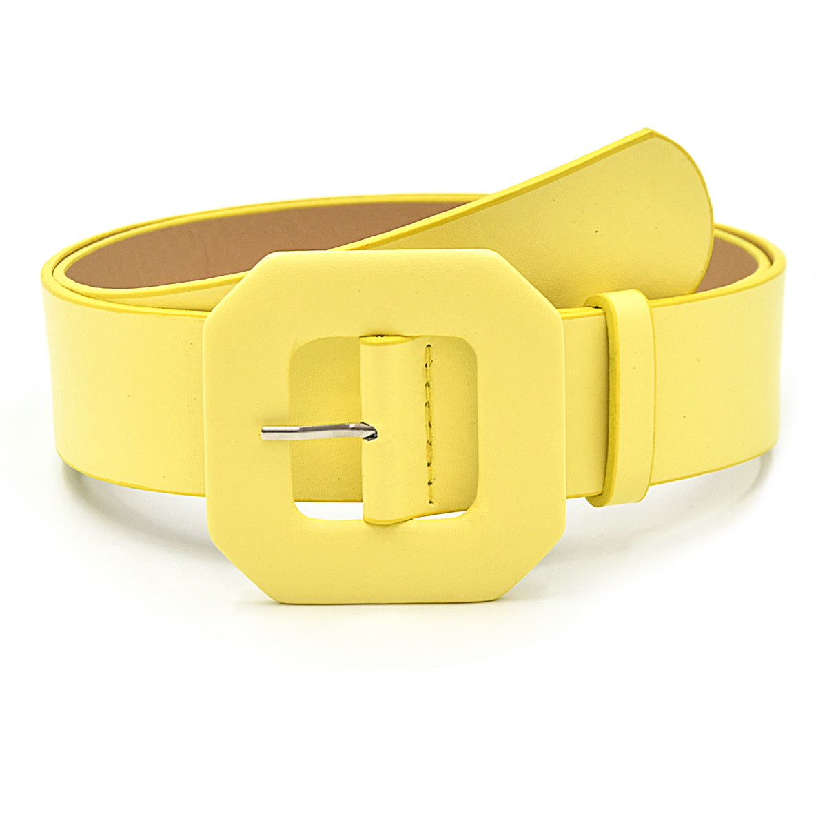 Simple belt black red