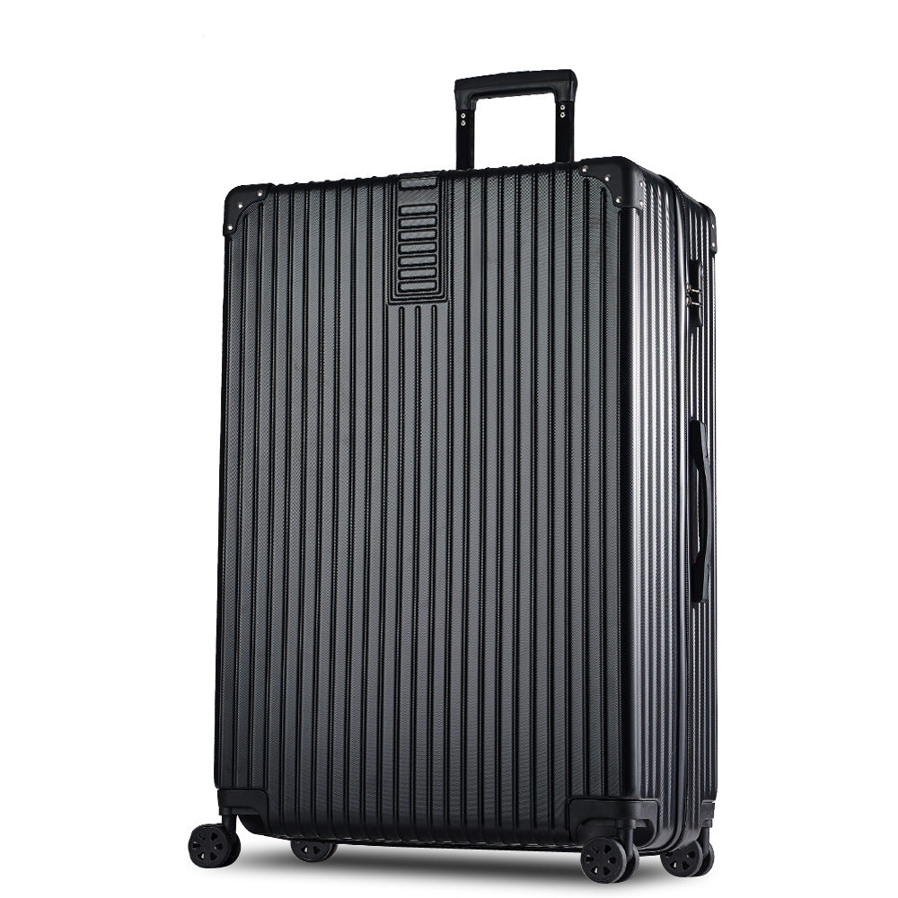 Oversized retro suitcase