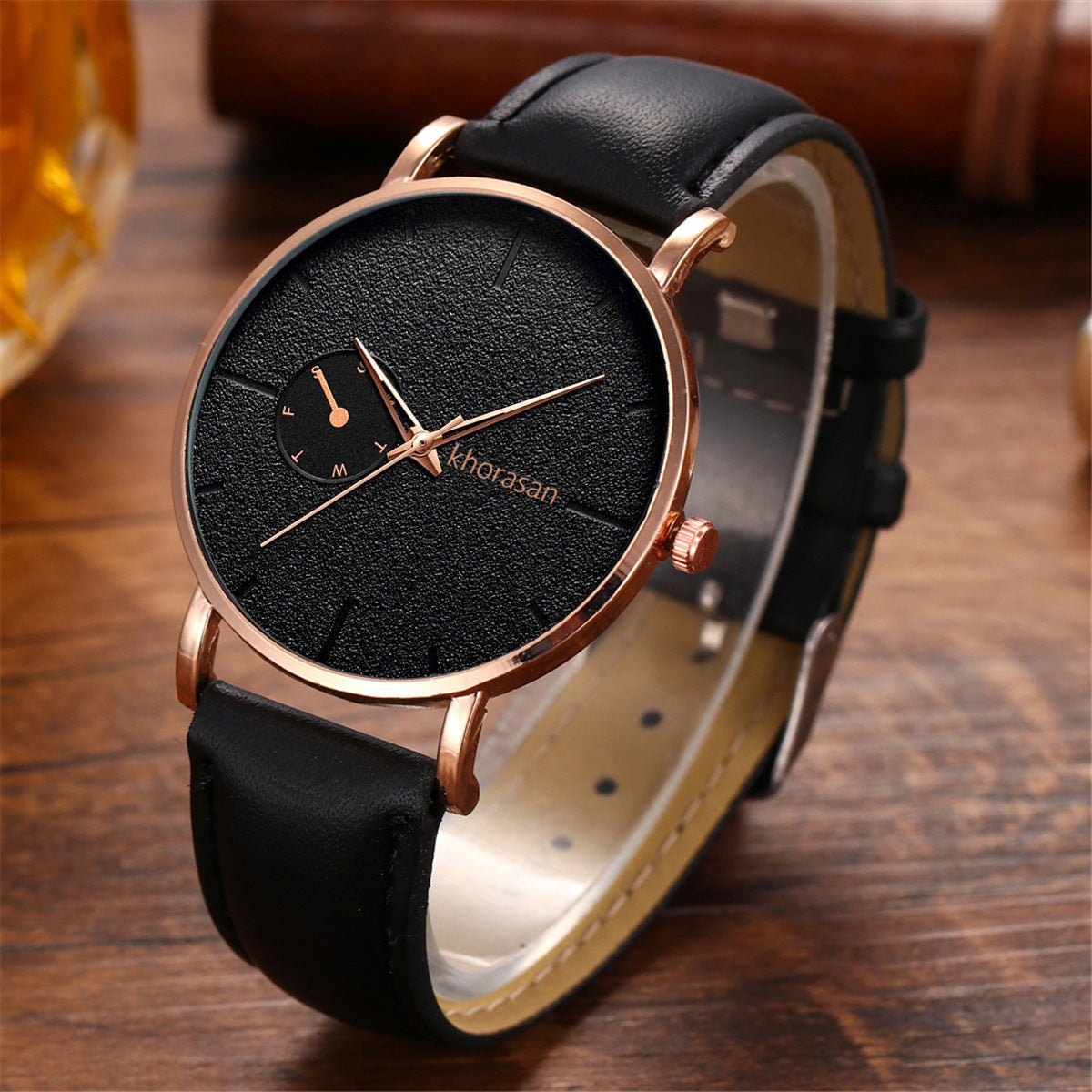 Versatile men's quartz watch set