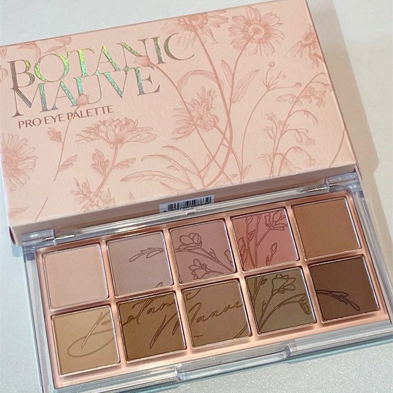 Paleta de sombras de ojos de 10 colores
