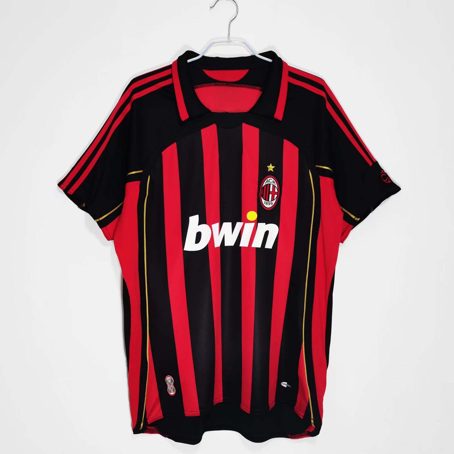 Camiseta retro de manga corta de local y visitante del AC Milan 06-07