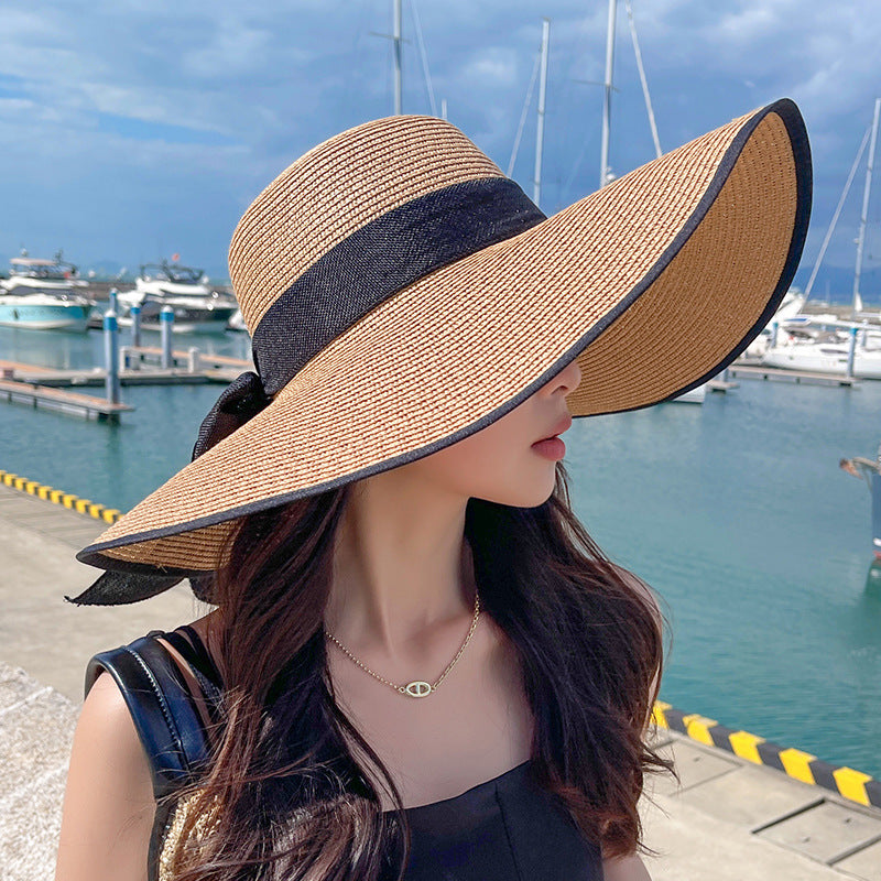 Summer Sunshade Large-Brim Straw Hat